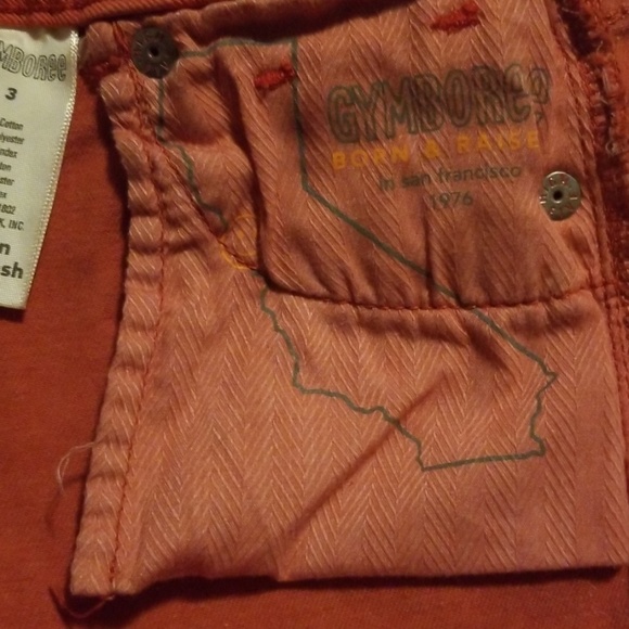 Gymboree red cropped skinny jeans - Picture 3 of 8